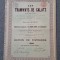 Actiune 1899 soc. tramvaielor Galati , titlu , actiuni