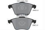 Set placute frana TEXTAR 2391201