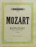 Carte Muzica Mozart Konzert Nr. 2897 D, H167, Editura Peters, Romana, 1984. Arta Muzicala