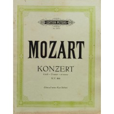Carte Muzica Mozart Konzert Nr. 2897 D - Mozart , H167