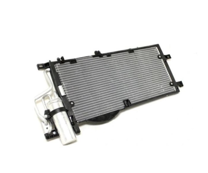 Condensator climatizare Opel Combo 2001-2011, Corsa C, 00-2006, 585 x260x16mm, material Rezervor aluminiu, fagure aluminiu brazat, RapidAuto 5556K8C2