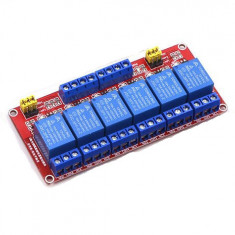 Modul releu cu 6 canal 12V / 6 channel relay module Arduino (r.814)