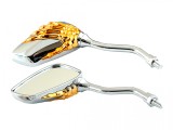 Oglinzi Moto Chopper Crom M10 Revo - Set Oglinzi Chopper Prindere Filet M10