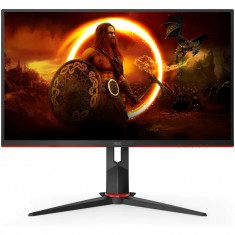 Monitor gaming LED IPS AOC 23.8, Full HD, DisplayPort, 165Hz, AdaptiveSync, Vesa, Negru/Rosu