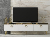 Comoda TV Safar - White, Alb, 150x45x30 cm