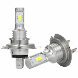 Set 2 Becuri Auto H7 LED SMD 160W 9600lm 6000K Alb Rece Durata Lunga Viata