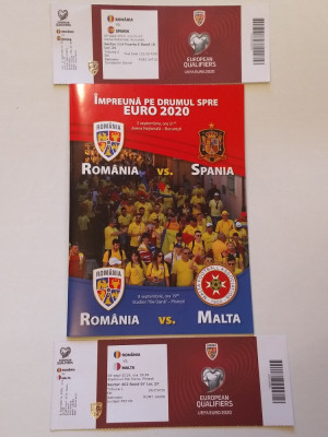 Program meci fotbal + bilete ROMANIA-SPANIA si ROMANIA-MALTA foto