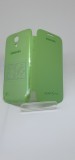 Husa Flip Originala Samsung Galaxy S4 Mini + Cablu de date Cadou, Alb, Verde