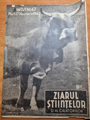 ziarul stiintelor si al calatoriilor 17 noiembrie 1942-art.crucea eroilor bucegi foto