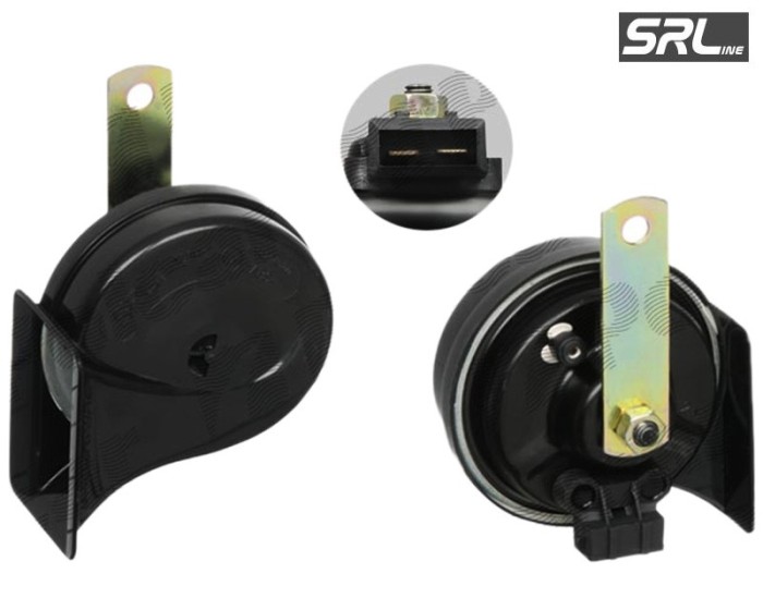 Claxon auto SRLine 12V/420Hz , conectori K-Jet 2x(6,3-0,8) , tip goarna , 1 buc. Claxon auto SRLine 12V/420Hz , conectori K-Jet 2x(6,3-0,8) , tip goarna , 1 buc.