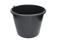 Galeata container castron plastic negru 16L, Mammooth foto