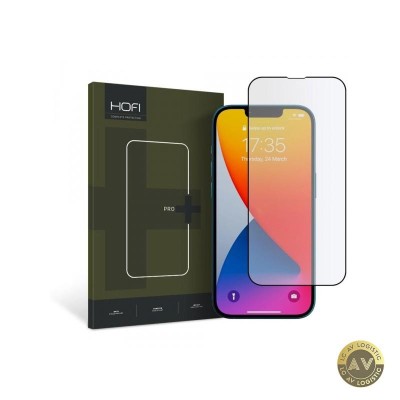Folie de protectie Ecran HOFI PRO+ pentru Apple iPhone 16e / 14 / 13 Pro / 13 Sticla Securizata Full Glue Neagra foto