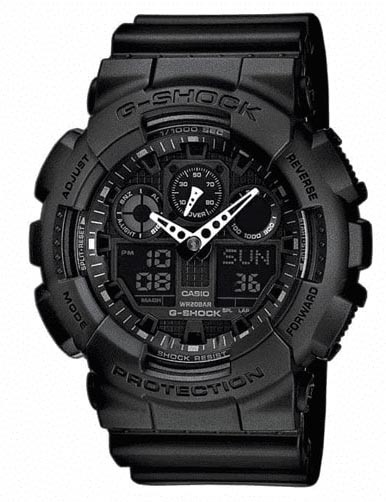 Ceas Barbati, Casio G-Shock, Classic GA-1 GA-100-1A1ER - Marime universala