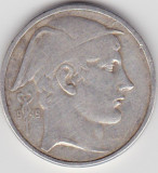 BELGIA 50 FRANCI FRANCS 1949, Europa, Argint