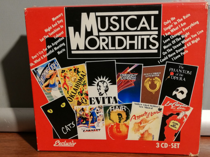 Musical WorldHits - Selectiuni - 3CD Set (1993/Exclusiv) - CD ORIGINAL/ca Nou