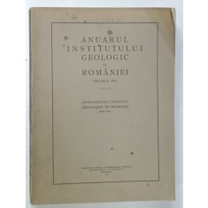 ANUARUL INSTITUTULUI GEOLOGIC AL ROMANIEI , VOLUMUL XIX , 1938