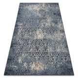 Covor L&acirc;nă NAIN vintage 7010/50911 albastru inchis / bej , 200x300 cm, Dreptunghi, Lana