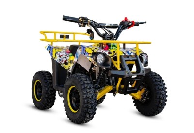 Mini atv XTR M9, roti 6inch, 50cc, 2 timpi, pornire la sfoara , culoare galben Cod Produs: MX_NEW XTR-M9/6PS11-6 foto