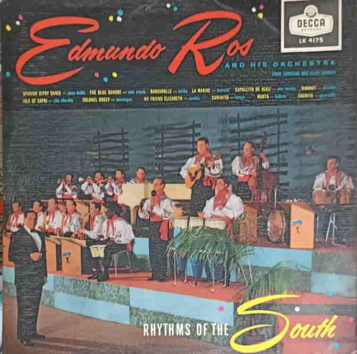 Disc vinil, LP. Rhythms Of The South-Edmundo Ros, His Orchestra-240756