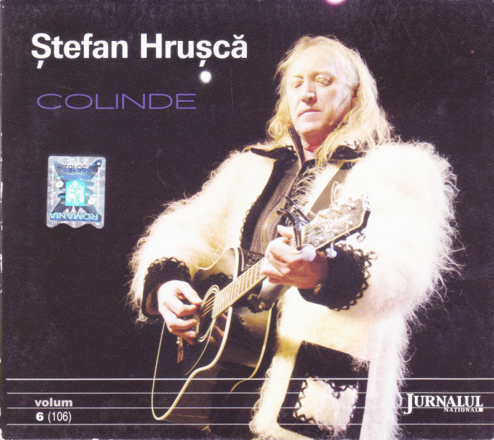 CD Colinde: Stefan Hrusca - Colinde ( Jurnalul national nr. 106 - ca nou )