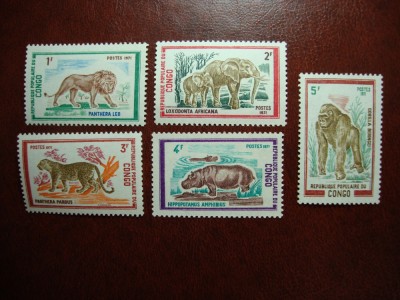 CONGO FAUNA MNH foto