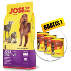 JOSIDOG Adult Sensitive 15 kg + 3 conserve GRATUIT foto