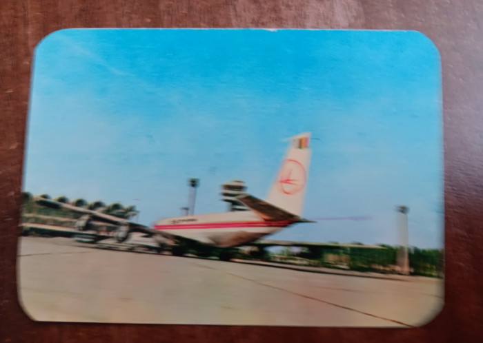 C9 22 - 1983 - Calendar de buzunar - aviatie - reclama TAROM