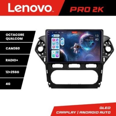 Navigatie Ford Mondeo 2010-2014 Lenovo Kit-MONDEO-CLIMA 8 core QLED 2K 12+256 360 Android Waze USB Navigatie Internet Youtube Radio CarStore Technolog foto
