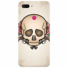 Husa silicon pentru Xiaomi Mi 8 Lite, Skulls And Roses