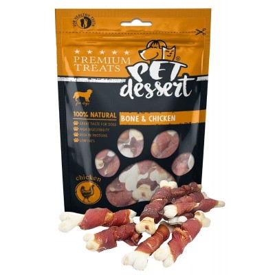 Pet s Desert, Recompense Dog BoneChicken, LSC-53, 80g foto