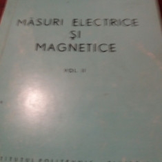 MASURI ELECTRICE SI MAGNETICE VOL II