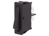 Comutator Balansier OFF-ON 6A/250V Negru IP40
