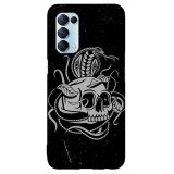 Husa compatibila cu Oppo A5 (2020) model Mortal snake, Silicon, TPU, Viceversa, Transparent, Carcasa