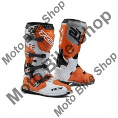 MBS Cizme motocross TCX Pro 2.1 Professional, alb/portocaliu, 42, Cod Produs: XS9622WO42AU foto