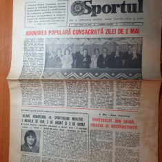 sportul 4 mai 1981-derbyul steaua-dinamo 1-1,CE de gimnastica,cristina grigoras