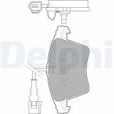 DELPHI LP1913 set placute frana,frana disc