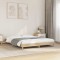 vidaXL Cadru de pat, stejar sonoma, 135x190 cm, lemn prelucrat