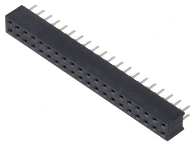 Soclu pini mamă 2mm 40 THT pentru PCB foto