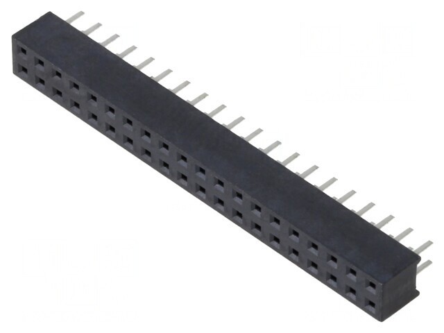 Soclu pini mamă 2mm 40 THT pentru PCB
