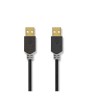 Cablu USB 2.0 A tata - A tata 2m Hi-Speed 480Mbps antracit Nedis