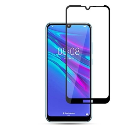 Folie sticla 6D compatibila cu Huawei P30 - Contur negru foto