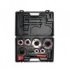 Set 6 filiere cu clichet 1/2&#039;&#039;-2&#039;&#039;, Otel, in trusa plastic, Yato