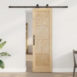 Ușă glisantă cu set de hardware 61x198.5 cm Lemn masiv de pin