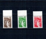 Franta 1981 - Uzuale Sabine, fără banda fosforescenta, neuzate