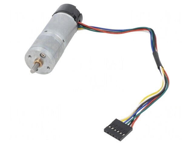 Motor DC cu codificator și transmisie 6V 2.4A 172:1