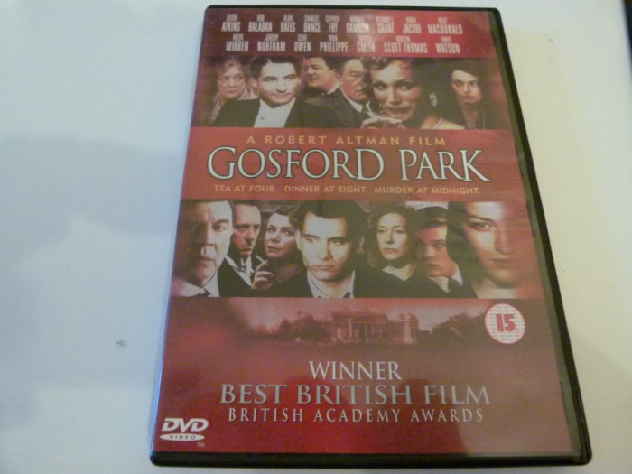 Gosford park , dvd