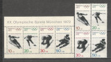 Germania.1971 Olimpiada de vara MUNCHEN MG.281, Nestampilat