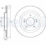 DELPHI BG4563C Disc frana