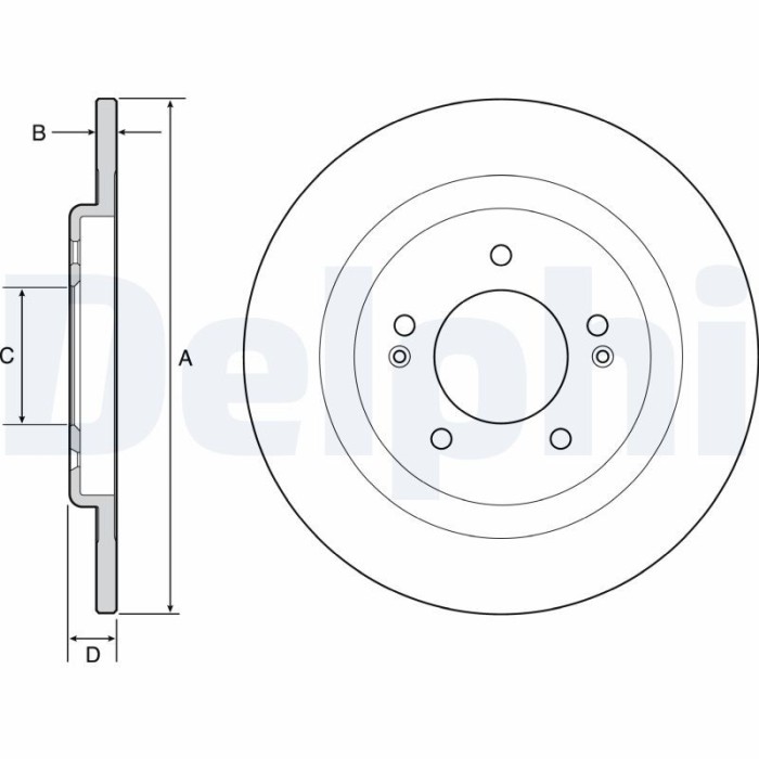 DELPHI BG4563C Disc frana