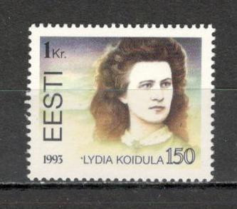 Estonia.1993 150 ani nastere L.Koidula-poet SE.62 foto